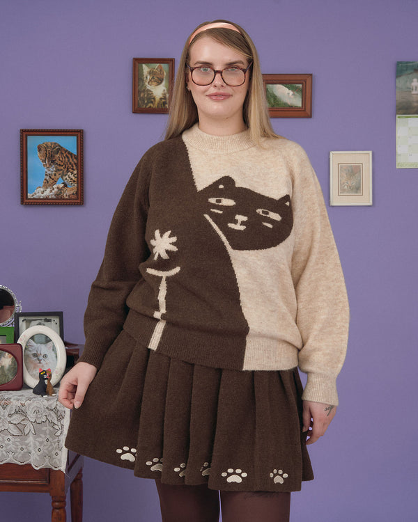 The Pardon Meow Sweater – Kina & Tam